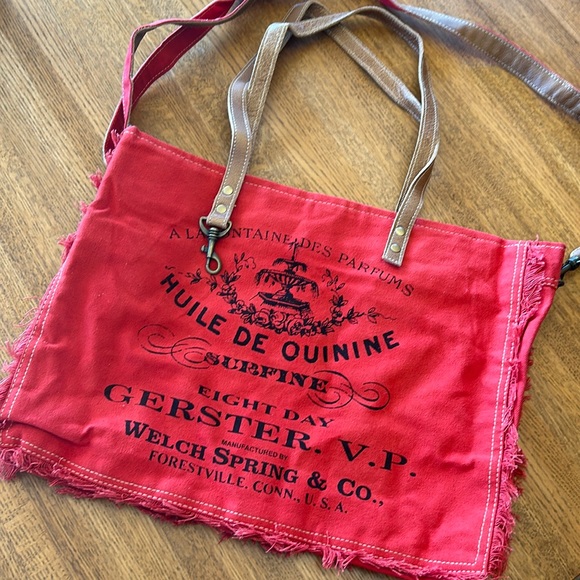 Red Tote Bag - Picture 1 of 11